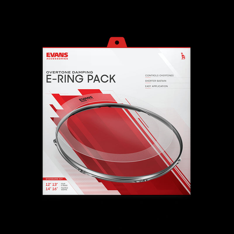 Evans E-Ring Pack Standard Kit Overtone Damping