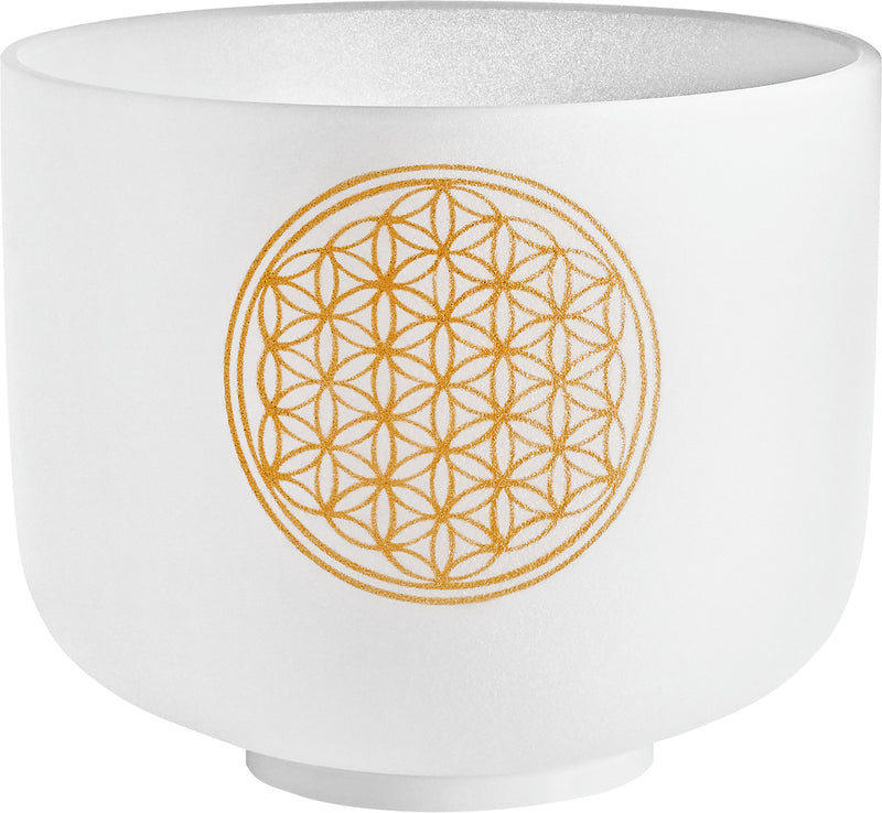 Meinl Sonic Energy Crystal Singing Bowl 8" - Flower of Life/128Hz