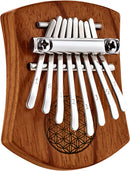 MEINL Sonic Energy Solid "Flower of Life" Mini Kalimba - 8 notes / Red Zebrawood