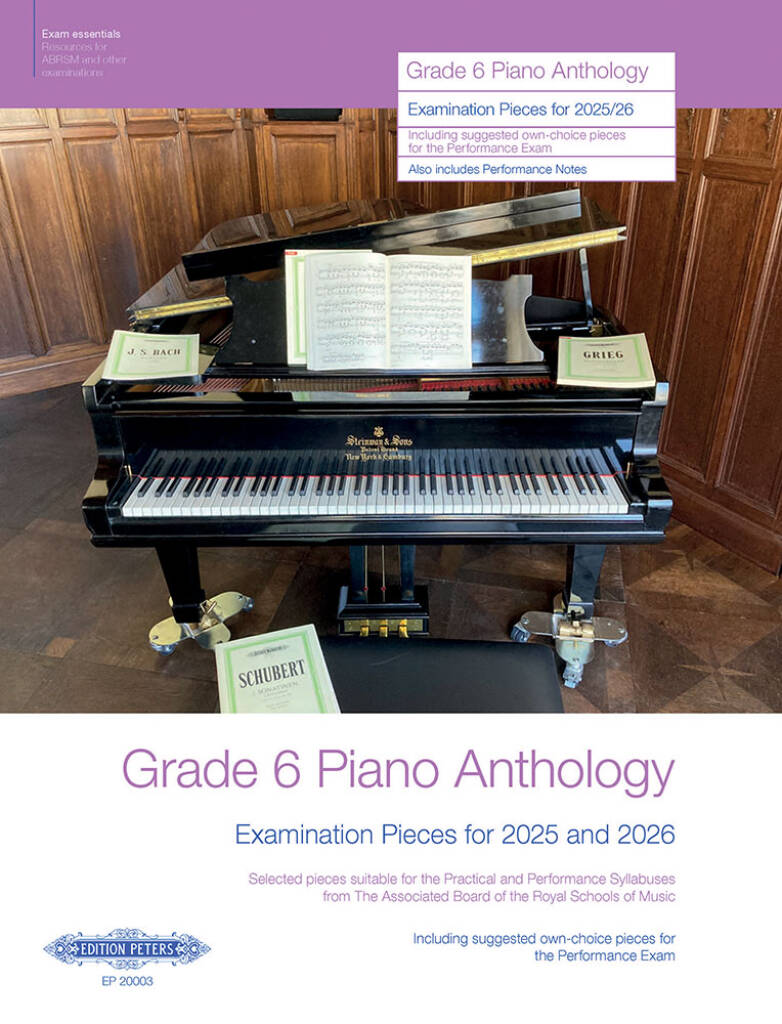 Grade 6 Piano Anthology Examination Pieces for 2025 & 2026 ABRSM