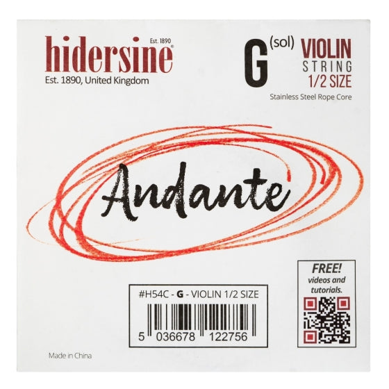 Hidersine Andante Violin Strings (Single)