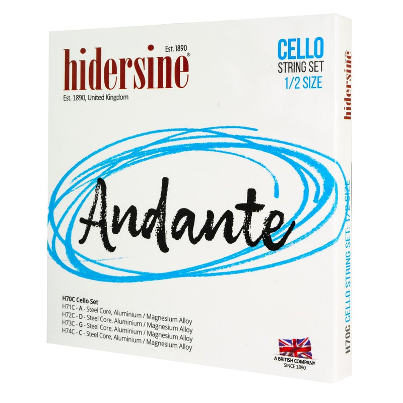 Hidersine Andante Cello Strings (Set)