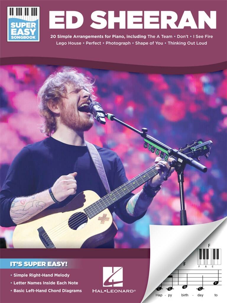 Super Easy Songbook Ed Sheeran