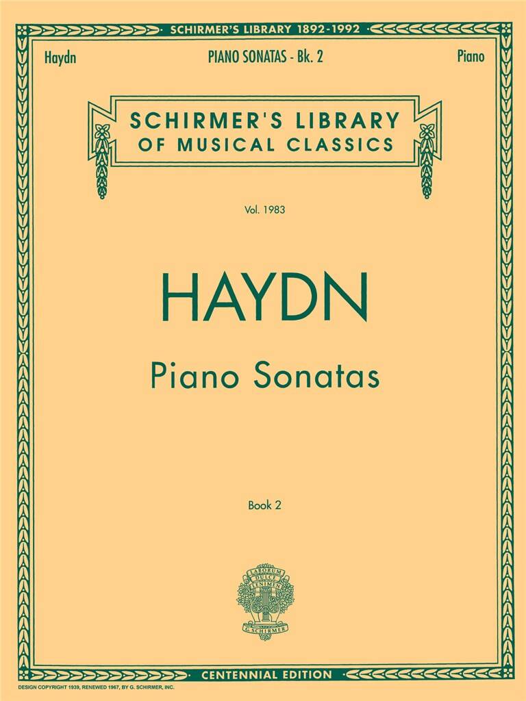 FRANZ JOSEPH HAYDN: PIANO SONATAS - BOOK 2: PIANO SOLO