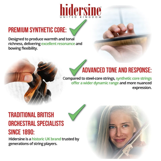 Hidersine Artista Violin String Set (4/4)