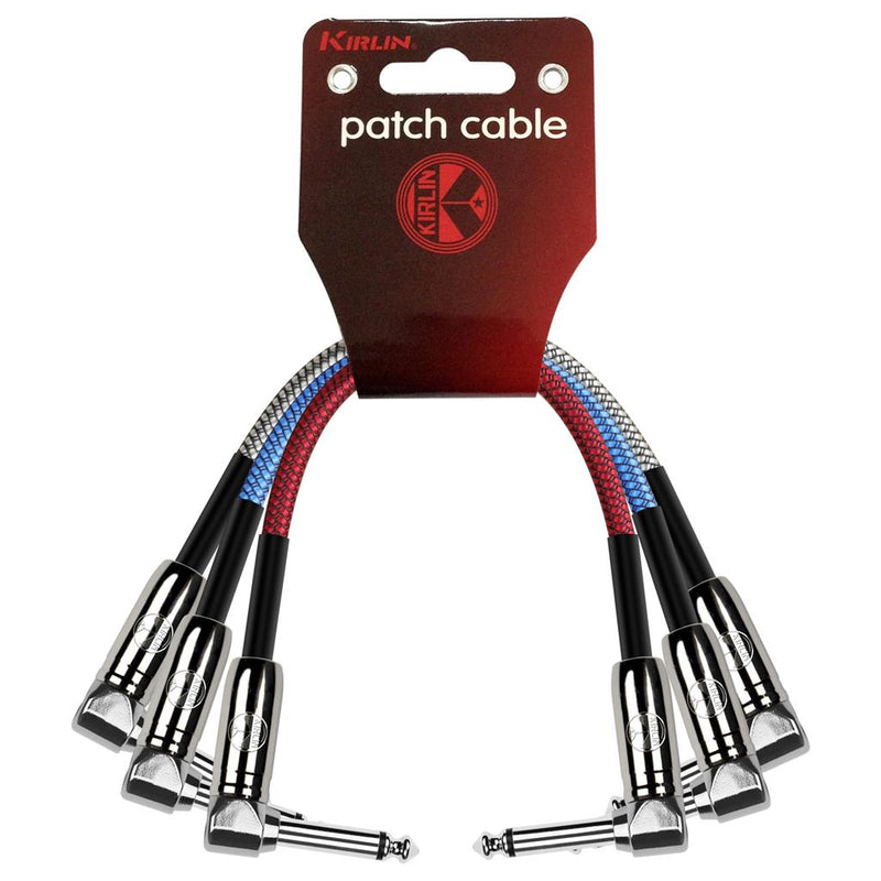 Kirlin Fabric Patch Cable 1 Ft (3 Pack)