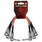 Kirlin Fabric Patch Cable 6 inch (3 Pack)