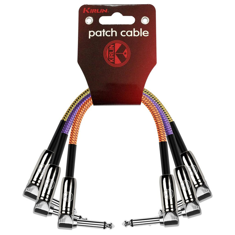 Kirlin Fabric Patch Cable 6 inch (3 Pack)