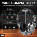 Gemini DJX-500 Professional DJ Headphones - Soft Ear Pads