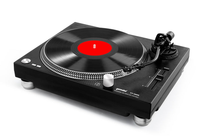 Gemini TT-1200 Professional Belt Drive Turntable with USB