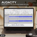 Gemini TT-1200 Professional Belt Drive Turntable with USB