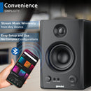 Gemini Sound SMX-3BT 3.5" Bluetooth Studio Monitor Speakers - 100w