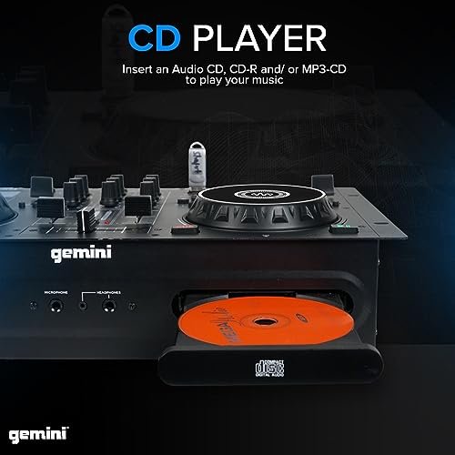 Gemini CDM-4000BT Dual CD USB DJ Player with Bluetooth Streaming