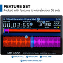 Gemini MDJ-500 Professional DJ Media Player - Compact Mobile