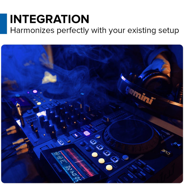 Gemini MDJ-500 Professional DJ Media Player - Compact Mobile