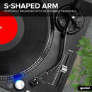 Gemini TT-1200 Professional Belt Drive Turntable with USB