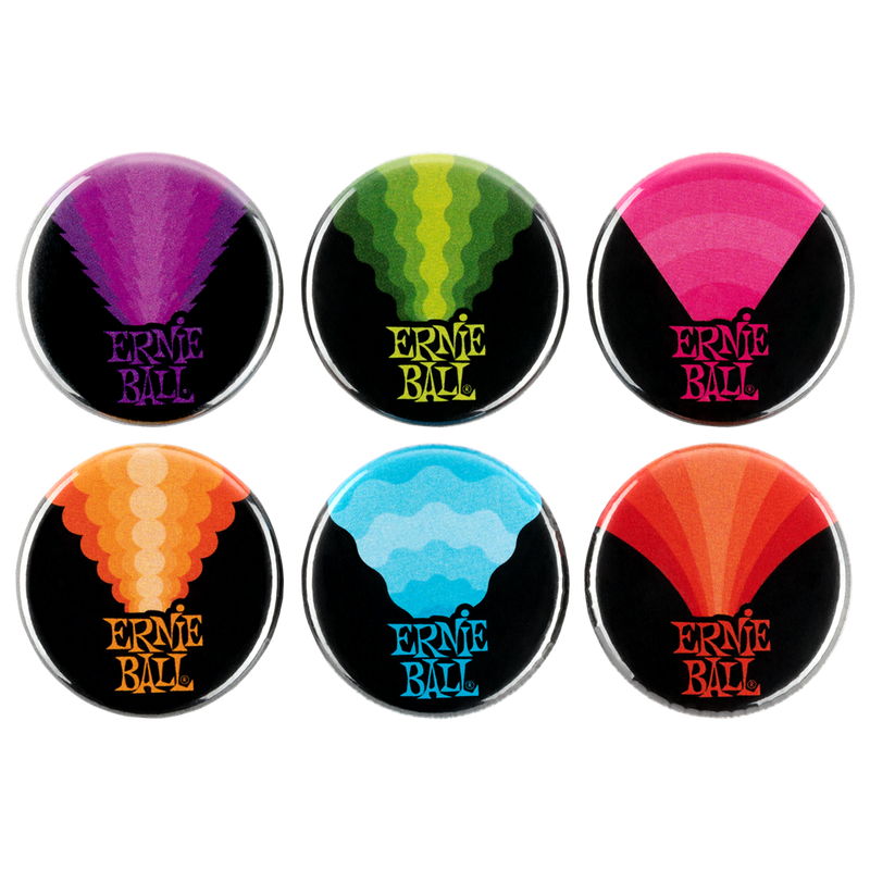 Ernie Ball assorted badges (6 pk)