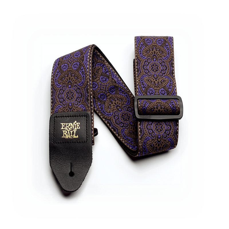 Ernie Ball Jacquard Purple Paisley Guitar Strap