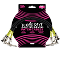Ernie Ball 1ft Patch Cable 3 Pack Black