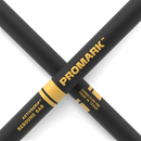Promark Rebound ActiveGrip Hickory Drumstick - 5AB (Wood Tip) - Black