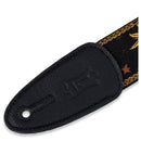 Amumu Guitar Strap -Sun Jacquard Black with 3 Pics