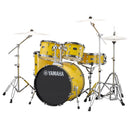 Yamaha Rydeen Mellow Yellow 20" Shell Pack Hardware and Cymbals