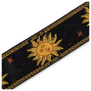 Amumu Guitar Strap -Sun Jacquard Black with 3 Pics