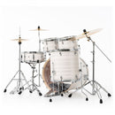 Pearl Export Slipstream White 5 piece drum Kit including Sabian SBR cymbals (22", 10", 12", 16", 14" snare)