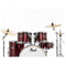 Pearl Export Black Cherry Glitter 5 Piece Drum Kit including Sabian SBR Cymbals (22", 10", 12", 16", 14" snare)