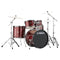 Yamaha Rydeen Burgundy Glitter 20" Shell Pack Hardware and Cymbals