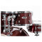 Pearl Export Black Cherry Glitter 5 Piece Drum Kit including Sabian SBR Cymbals (22", 10", 12", 16", 14" snare)