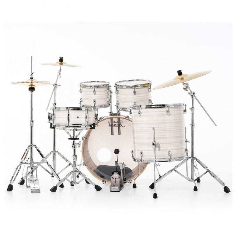 Pearl Export Slipstream White 5 piece drum Kit including Sabian SBR cymbals (22", 10", 12", 16", 14" snare)