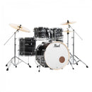 Pearl Export Graphite Silver Twist 5 Piece Drum Kit including Sabian SBR Cymbals (22", 10", 12", 16", 14" snare)