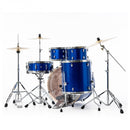 Pearl Export High Voltage Blue 5 Piece Drum Kit including PX Cymbals (22", 10", 12", 16", 14" Snare)