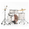 Pearl Export Slipstream White 5 piece drum Kit including Sabian SBR cymbals (22", 10", 12", 16", 14" snare)