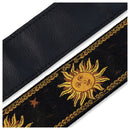Amumu Guitar Strap -Sun Jacquard Black with 3 Pics