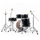 Pearl Export Jet Black 5 Piece Drum Kit including Sabian SBR Cymbals (20", 10", 12", 14", 14" snare)