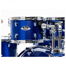 Pearl Export High Voltage Blue 5 Piece Drum Kit including PX Cymbals (22", 10", 12", 16", 14" Snare)