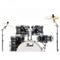 Pearl Export Graphite Silver Twist 5 Piece Drum Kit including Sabian SBR Cymbals (20", 10", 12", 14", 14" snare)