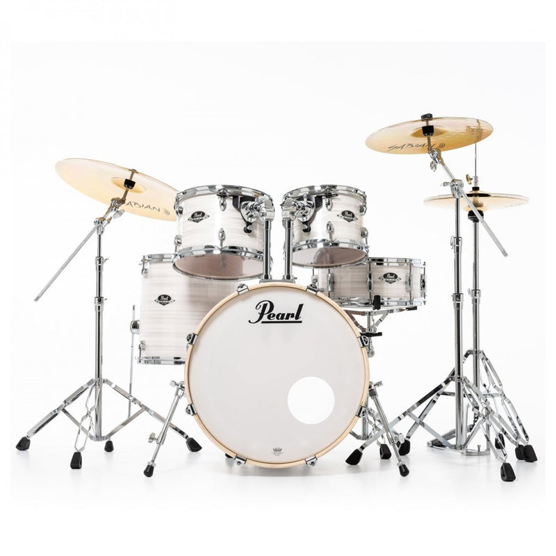 Pearl Export Slipstream White 5 Piece Drum Kit including Sabian SBR Cymbals (20", 10", 12", 14", 14" snare)