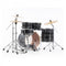 Pearl Export Graphite Silver Twist 5 Piece Drum Kit including Sabian SBR Cymbals (22", 10", 12", 16", 14" snare)