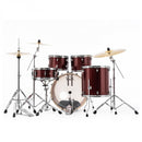 Pearl Export Black Cherry Glitter 5 Piece Drum Kit including Sabian SBR Cymbals (22", 10", 12", 16", 14" snare)