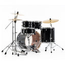 Pearl Export Jet Black 5 Piece Drum Kit including Sabian SBR Cymbals (22", 10", 12", 16", 14" snare)