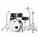 Pearl Export Jet Black 5 Piece Drum Kit including Sabian SBR Cymbals (20", 10", 12", 14", 14" snare)