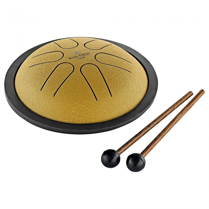 Meinl Sonic Energy Mini Steel Tongue Drum B Major, 6 Notes - Gold / 6"/15,24 cm