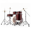 Pearl Export Black Cherry Glitter 5 Piece Drum Kit including Sabian SBR Cymbals (20", 10", 12", 14", 14" snare)