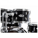 Pearl Export Jet Black 5 Piece Drum Kit including Sabian SBR Cymbals (22", 10", 12", 16", 14" snare)