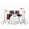 Pearl Export Black Cherry Glitter 5 Piece Drum Kit including Sabian SBR Cymbals (22", 10", 12", 16", 14" snare)