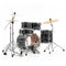 Pearl Export Graphite Silver Twist 5 Piece Drum Kit including Sabian SBR Cymbals (20", 10", 12", 14", 14" snare)