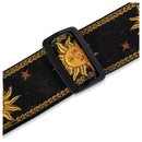 Amumu Guitar Strap -Sun Jacquard Black with 3 Pics